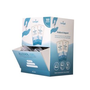 Levigal ULTIMATE 80% V/V Álcool Gel Single Use 150 X 2ML